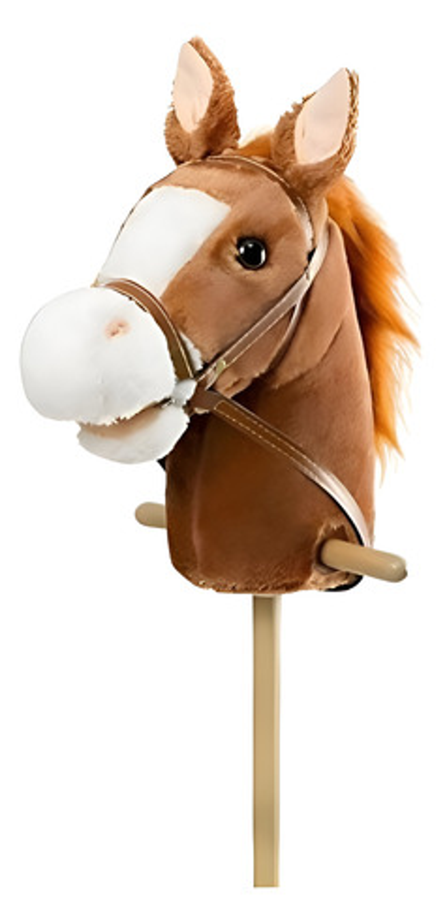 Caballito De Palo Con Sonido Y Rueda De 100 Cm Para Niños Color Marrón 5