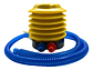 Bomba De Pie Manual Amarilla Para Colchones Inflables Y Yoga Con Picos Amarillo - Miniatura 2
