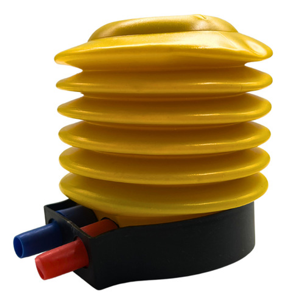 Bomba De Pie Manual Amarilla Para Colchones Inflables Y Yoga Con Picos Amarillo 6