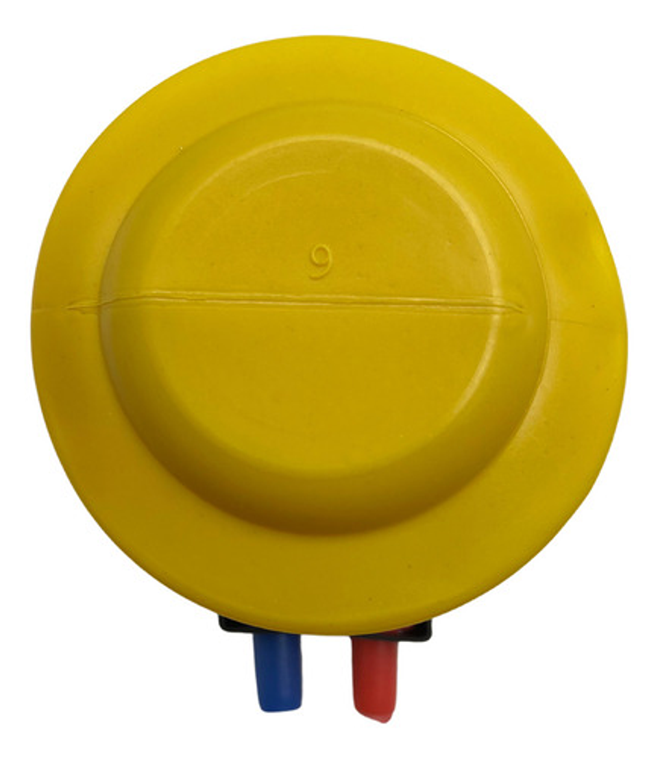 Bomba De Pie Manual Amarilla Para Colchones Inflables Y Yoga Con Picos Amarillo 7