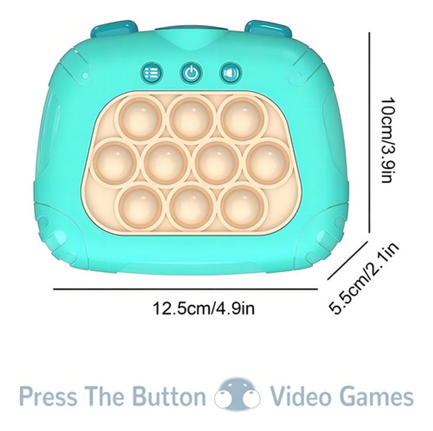 Aftk Máquina Sensorial Popping Quick Push Juguete Educativo Con Luces 5