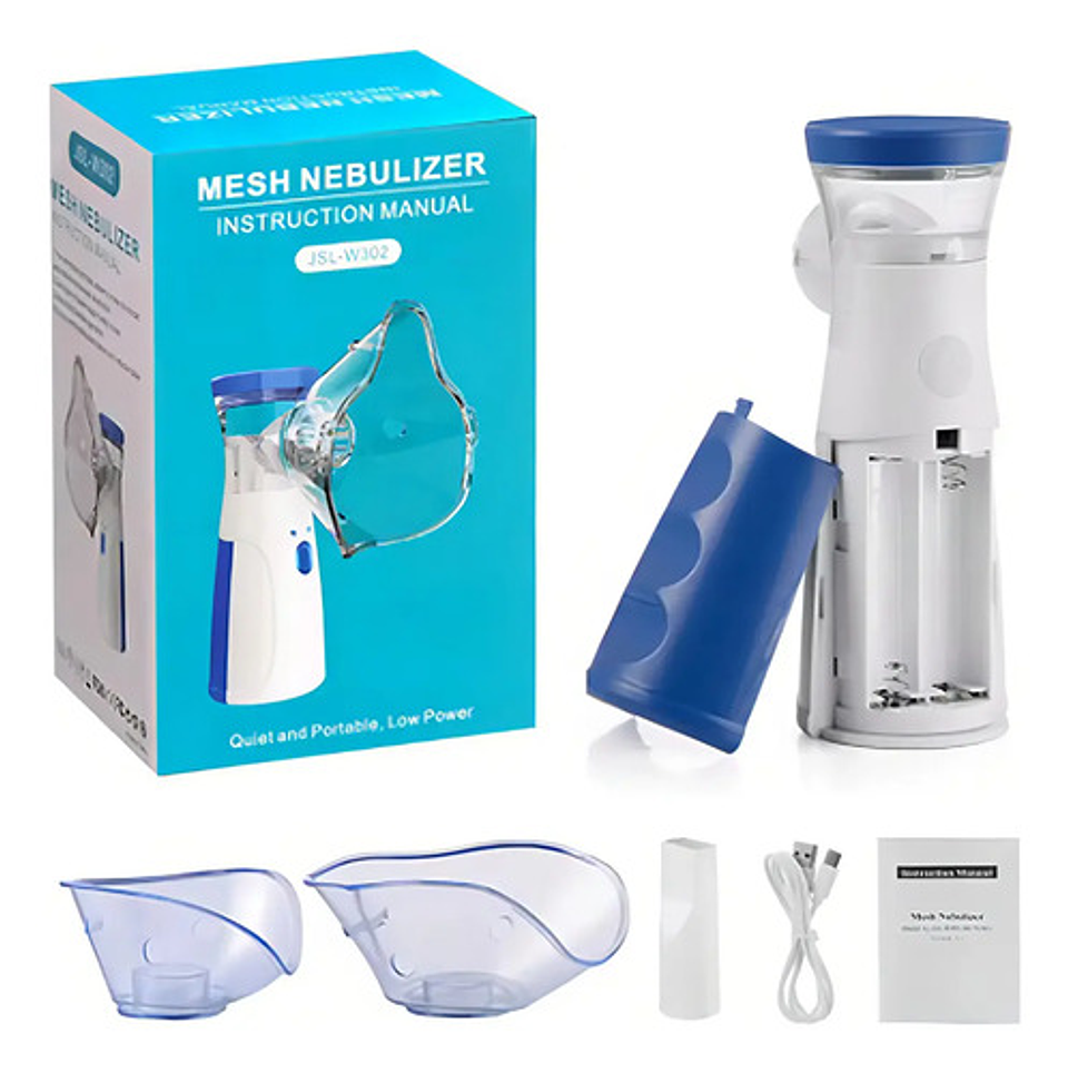 Nebulizador Portátil Niños Adultos Mesh Inhalador 1