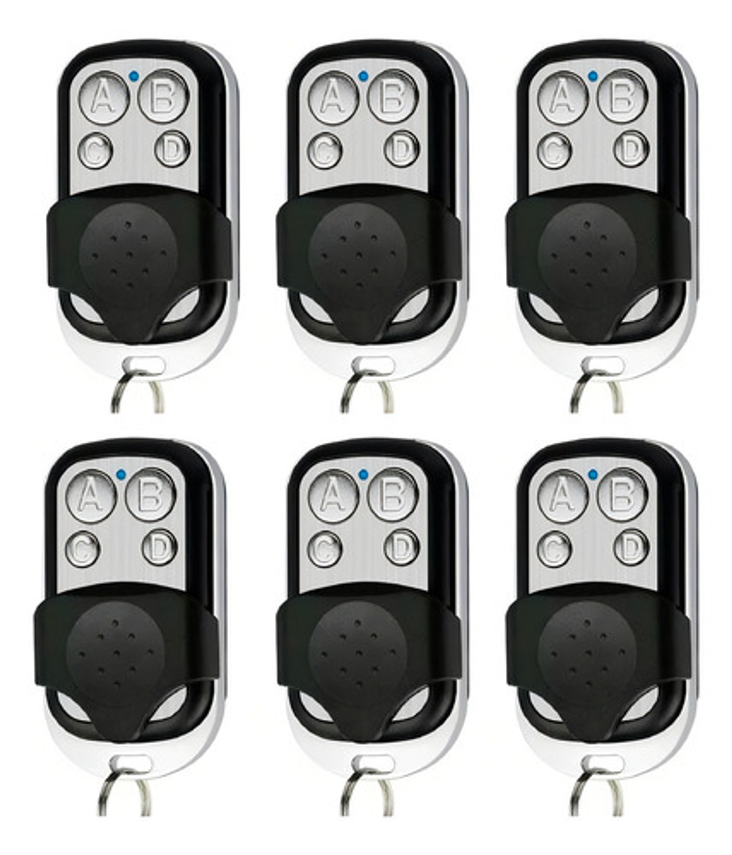 X6 Control Remoto Portón Eléctrico Universal Negro 1