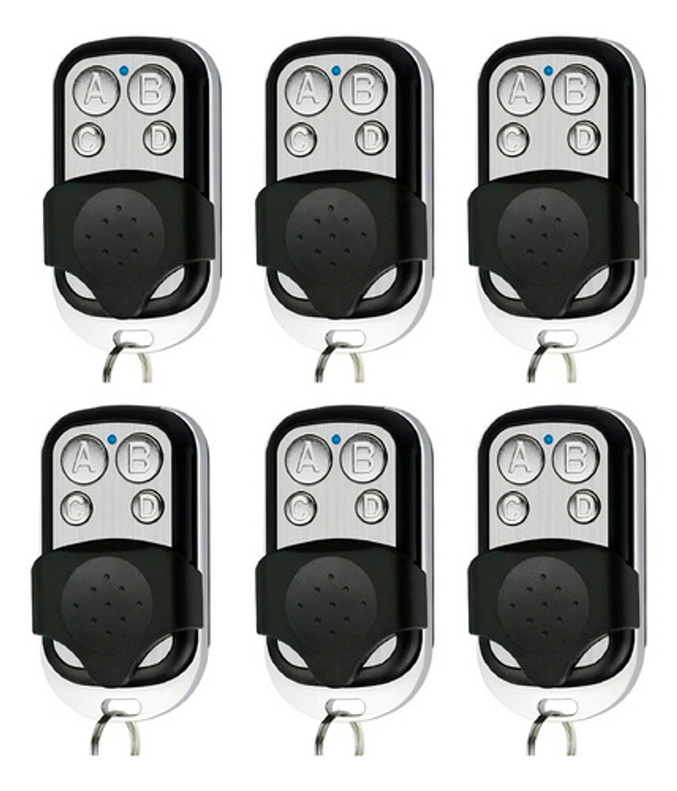 X6 Control Remoto Portón Eléctrico Universal Negro 1