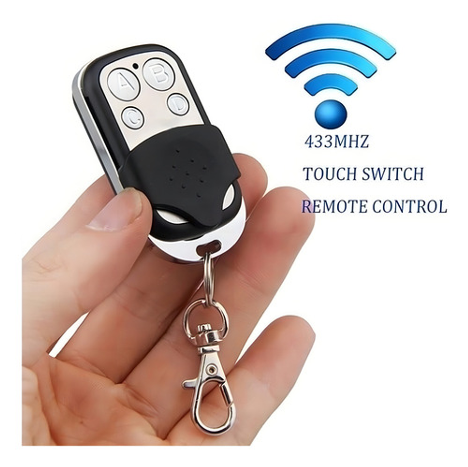 X6 Control Remoto Portón Eléctrico Universal Negro 5