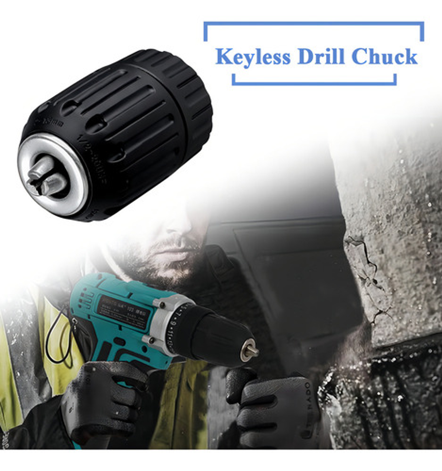 Mandril Rápido 0.8-10mm 3/8-24unf Para Taladros Thek 3