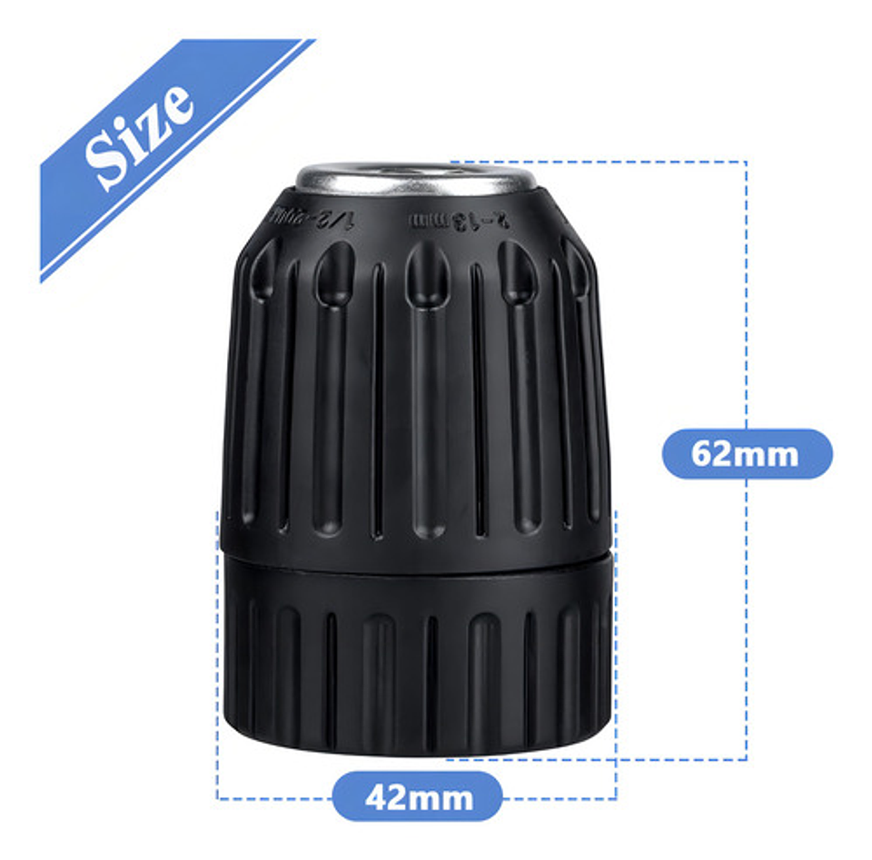 Mandril Rápido 0.8-10mm 3/8-24unf Para Taladros Thek 5