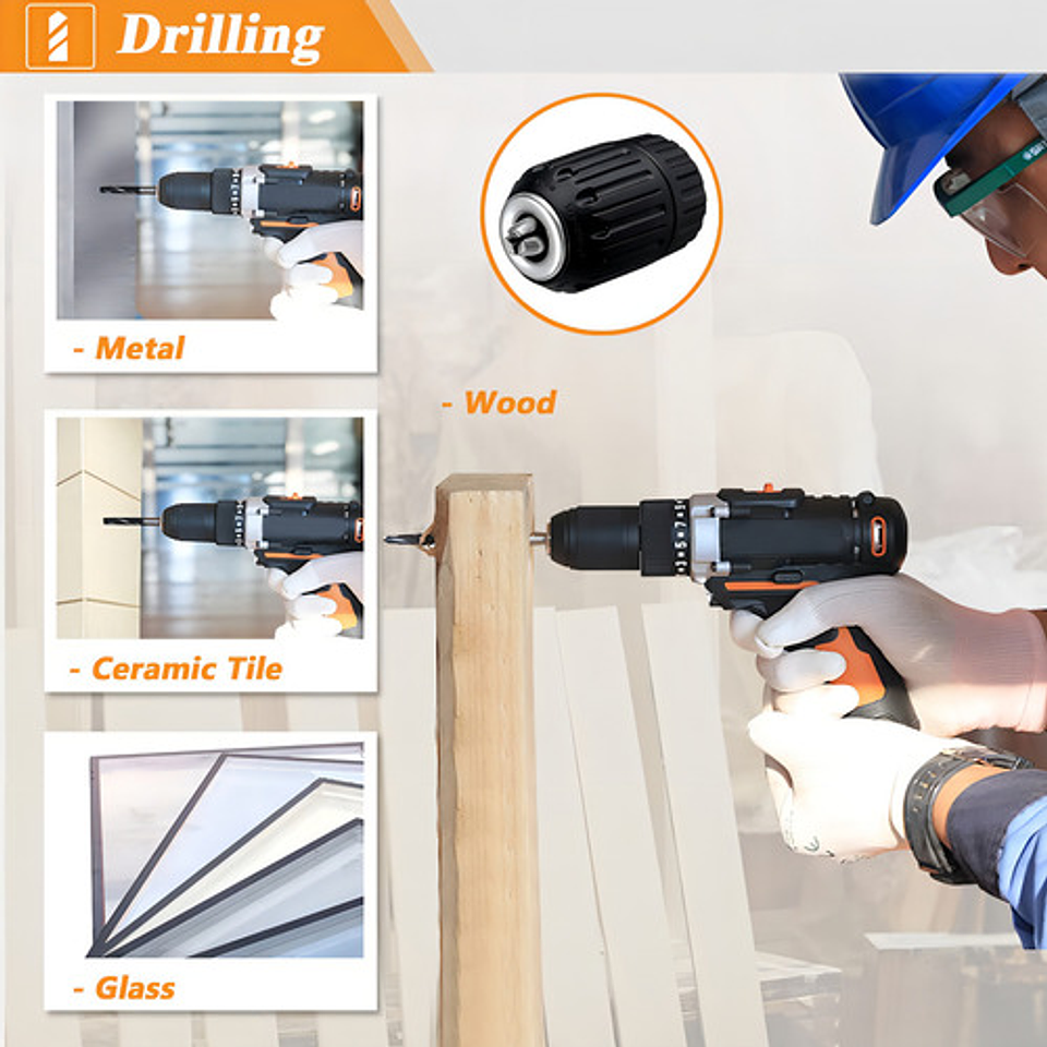 Mandril Rápido 0.8-10mm 3/8-24unf Para Taladros Thek 7