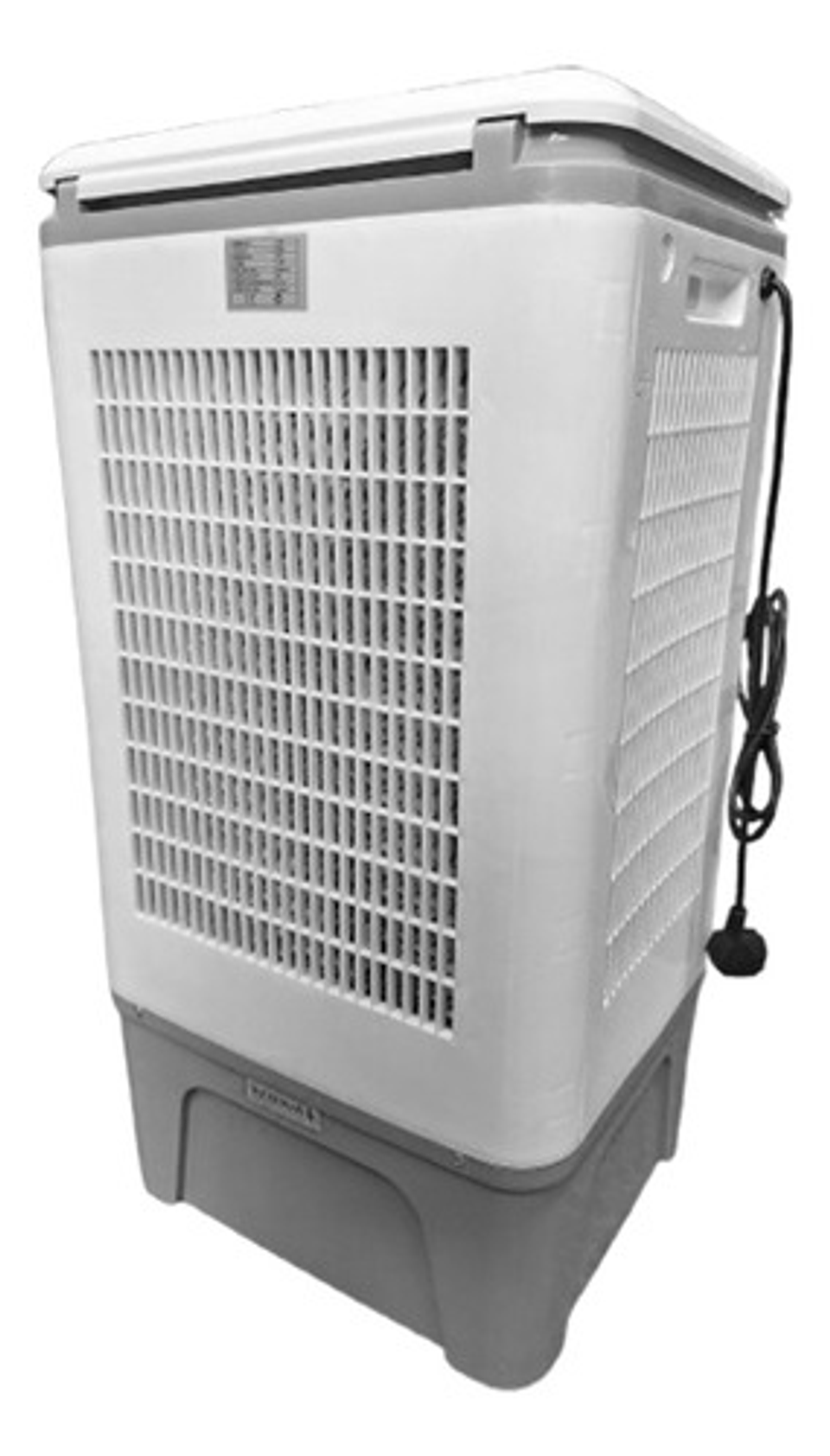 Enfriador Evaporativo De Aire Con Ruedas Industrial 30 L Blanco 2