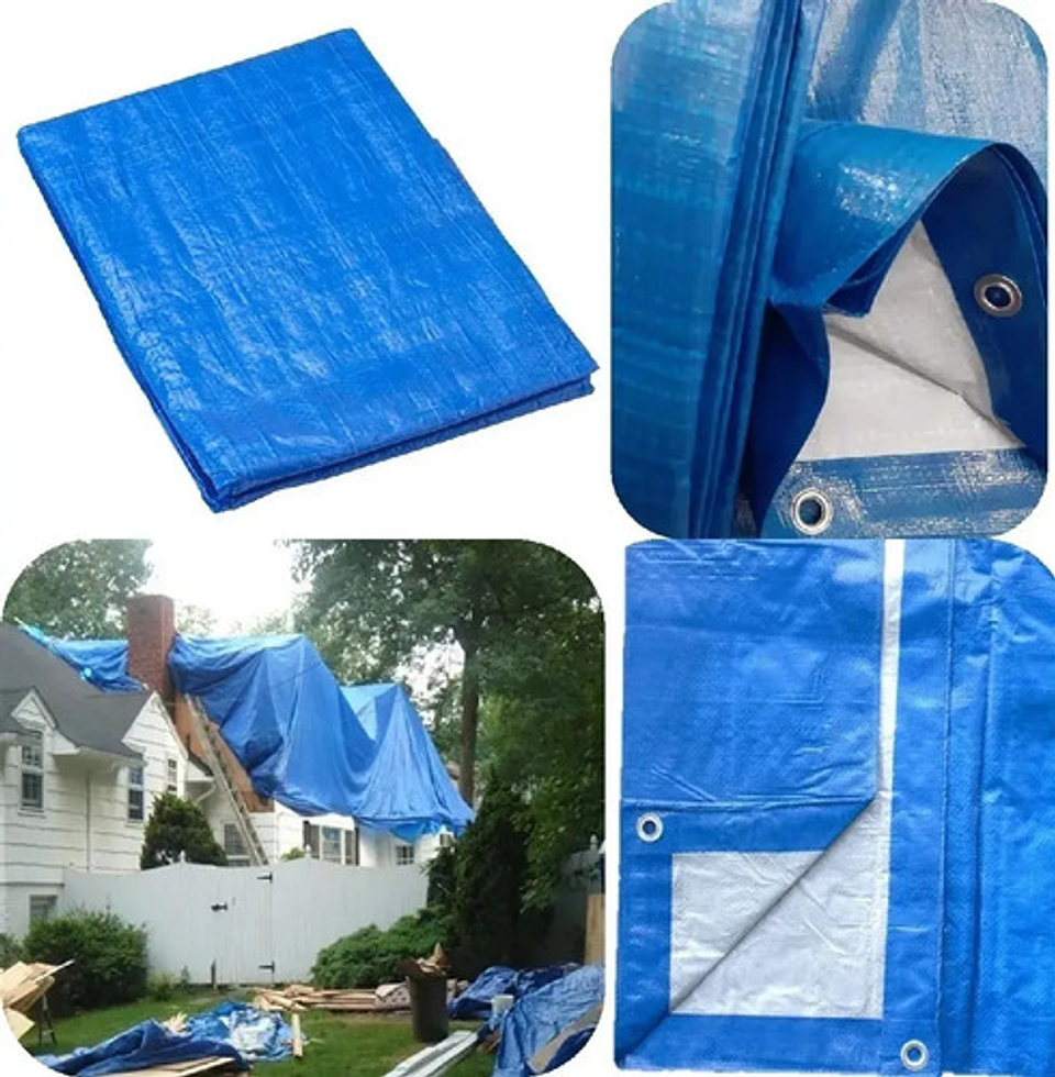 Carpa Lona Funda Impermeable Multiuso 6 X 10 Metros Thek 6