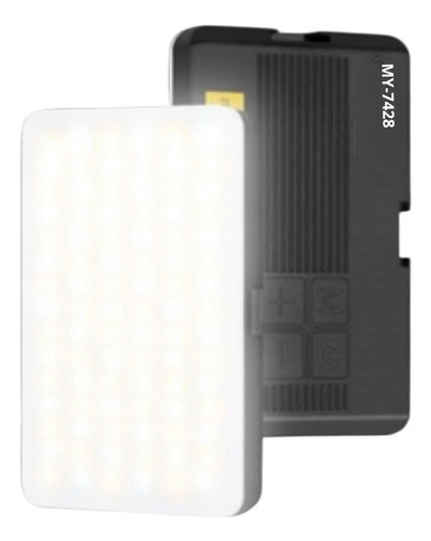 Luz Led Portátil Para Cámaras Tlf Selfis Videos Ajustable Color Negro 1
