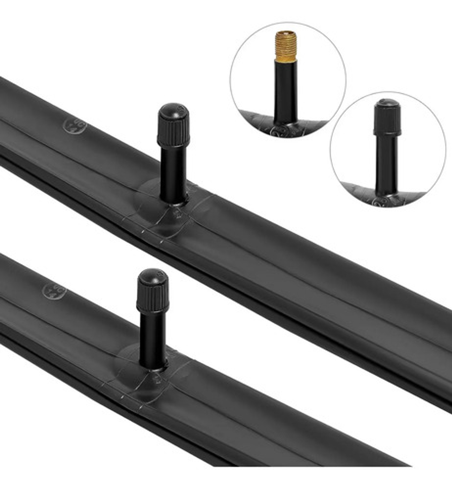 X2 Camara Roro Bicicleta Aro 27. 5 Cámara Aro 27.5 Roro Válvula Ciclismo Roro 3