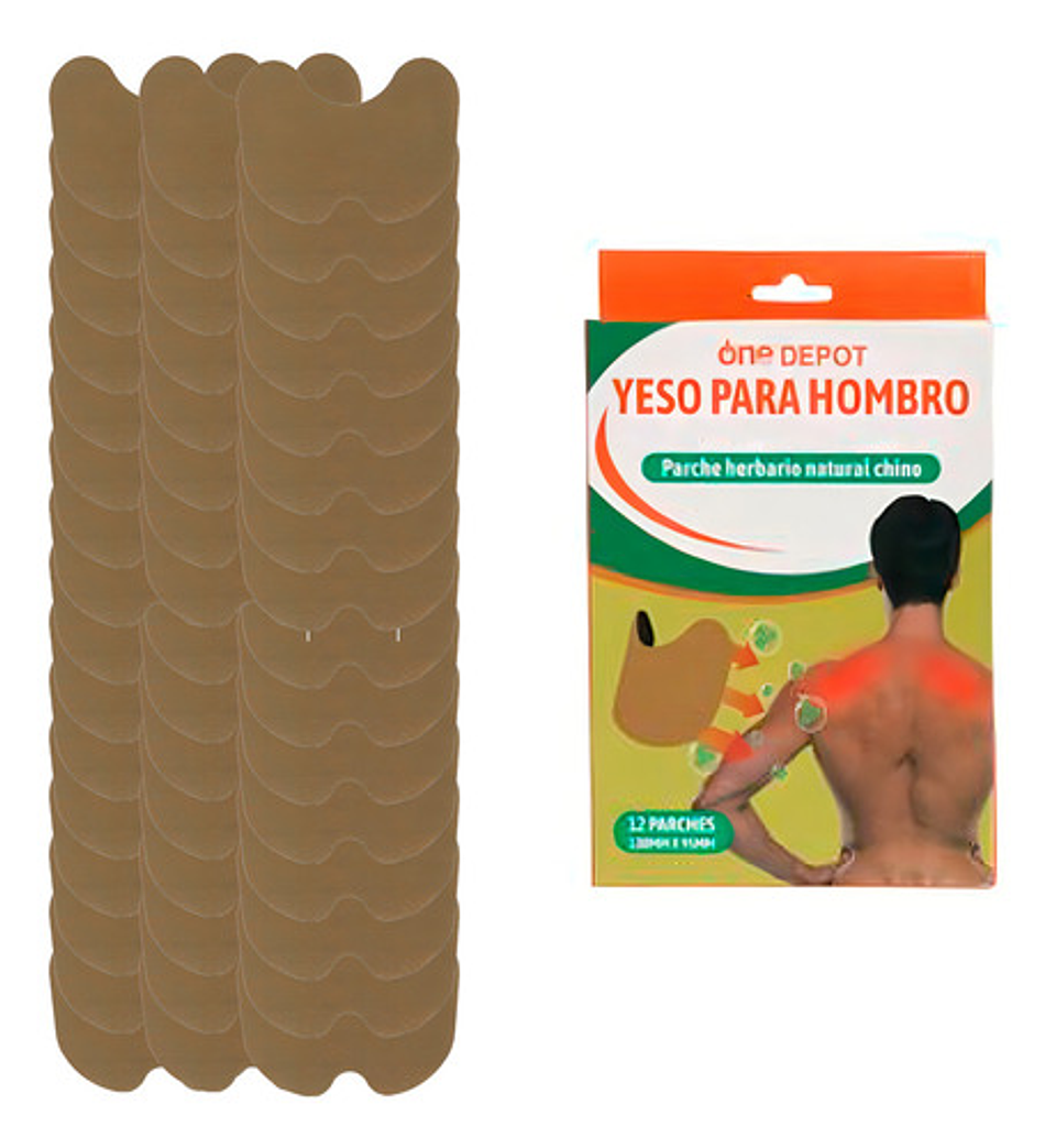 X60 Parches Adhesivos Alivia Dolor Cuello Hombros 1