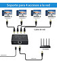 Divisor De Red Gigabit 1 En 4 Divisor De Cable De Red Rj45 - Miniatura 6