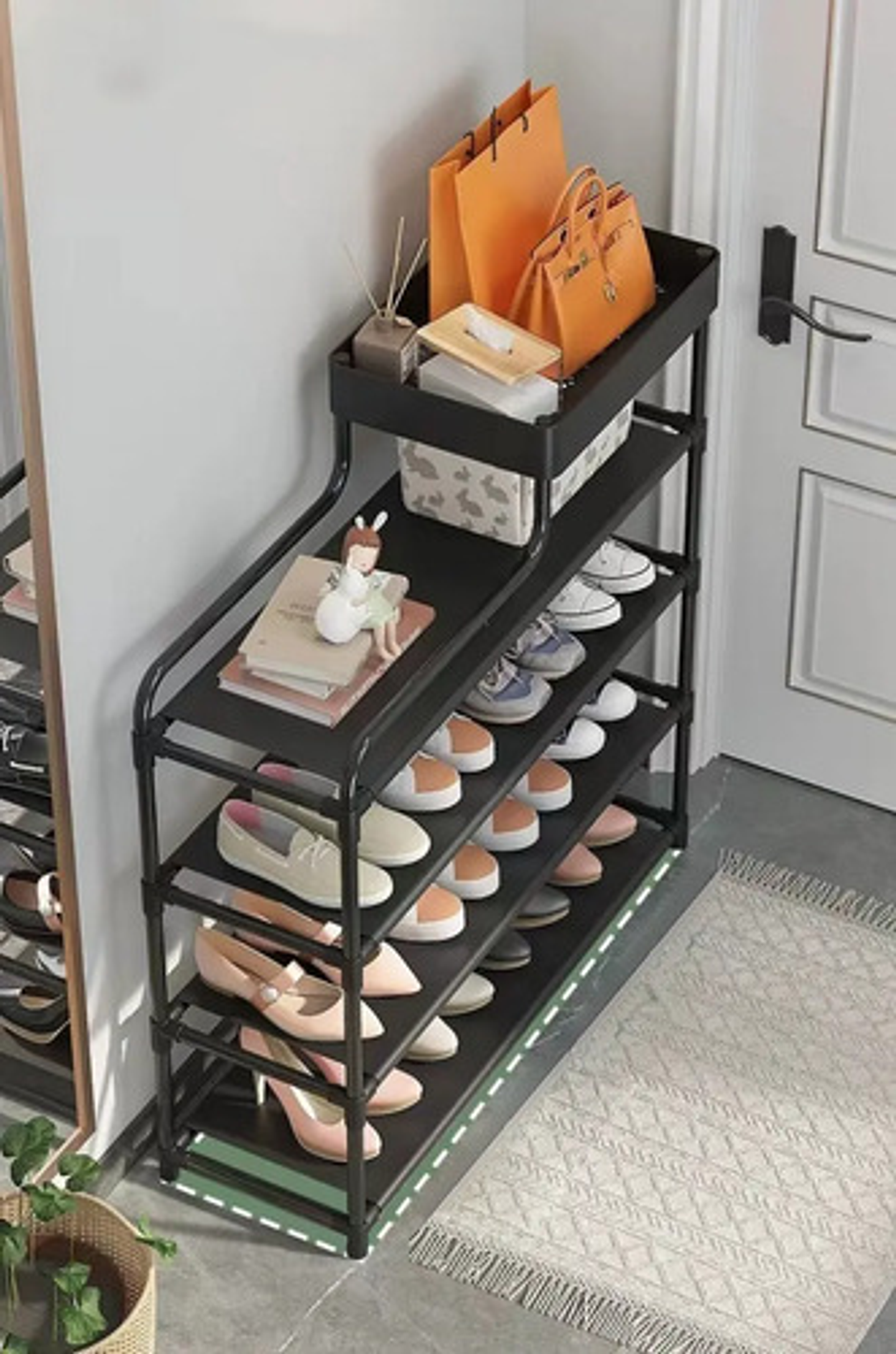 X2 Organizador 5capas Multifuncional Para Zapatos Y Bolsa 4