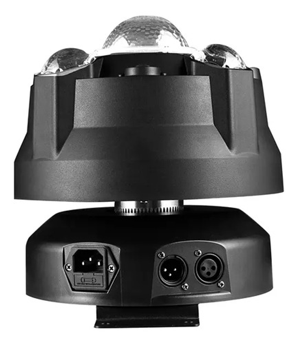 Luz Escenario Dj 4 En 1 Caleidoscopio Rgb Led Control Inalám 10