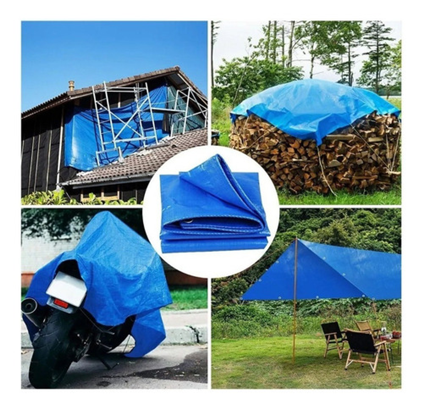 Carpa Lona Funda Impermeable Multiuso 2 X 5 Metros Thek 4