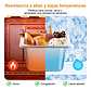 Pack 6 Bandeja Deposito Gastronomico Acero Inox 18x11x6 1/9 Plateado - Miniatura 2