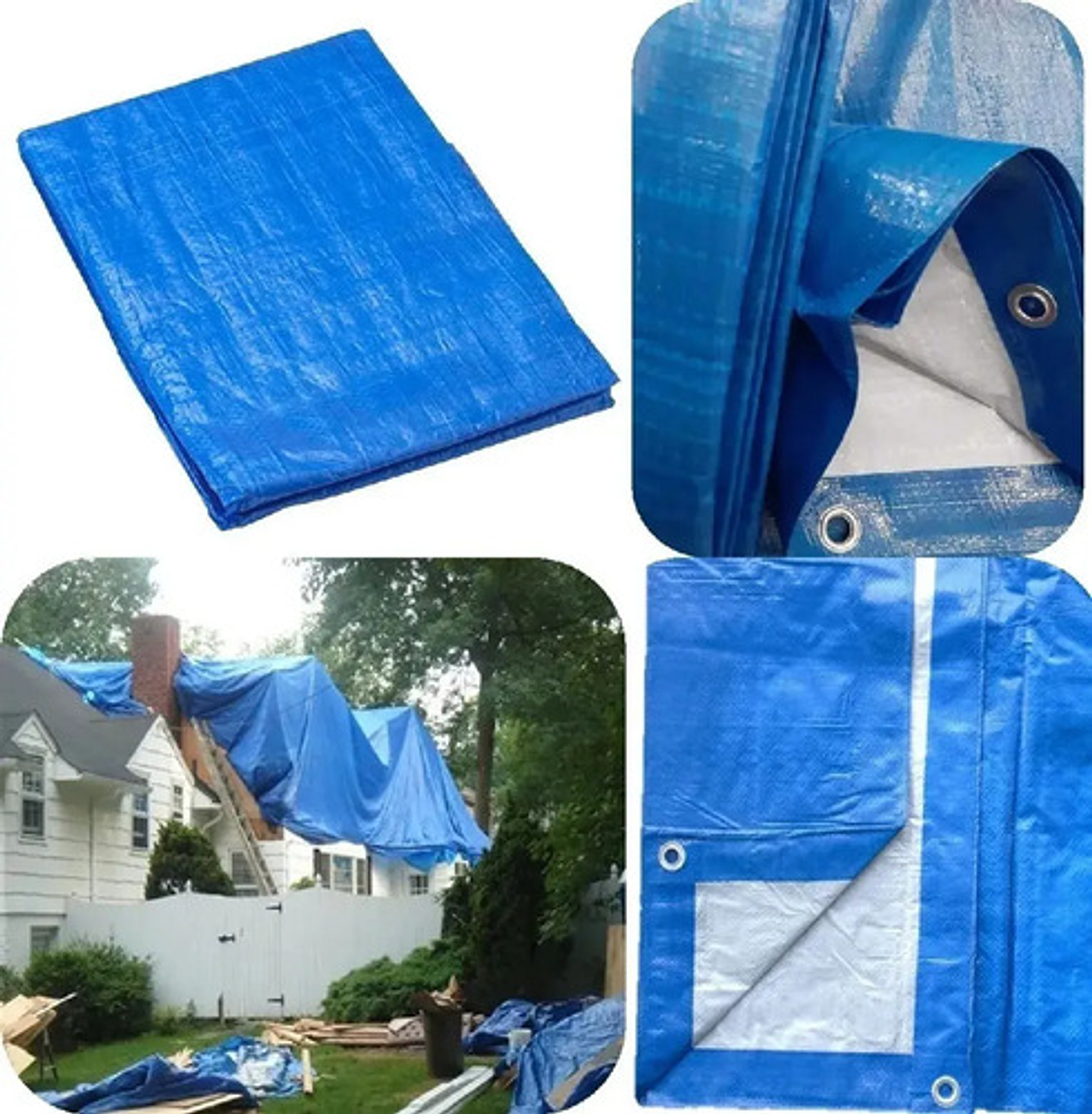 Carpa Lona Funda Impermeable Multiuso 10 X 15 Metros Thek 6
