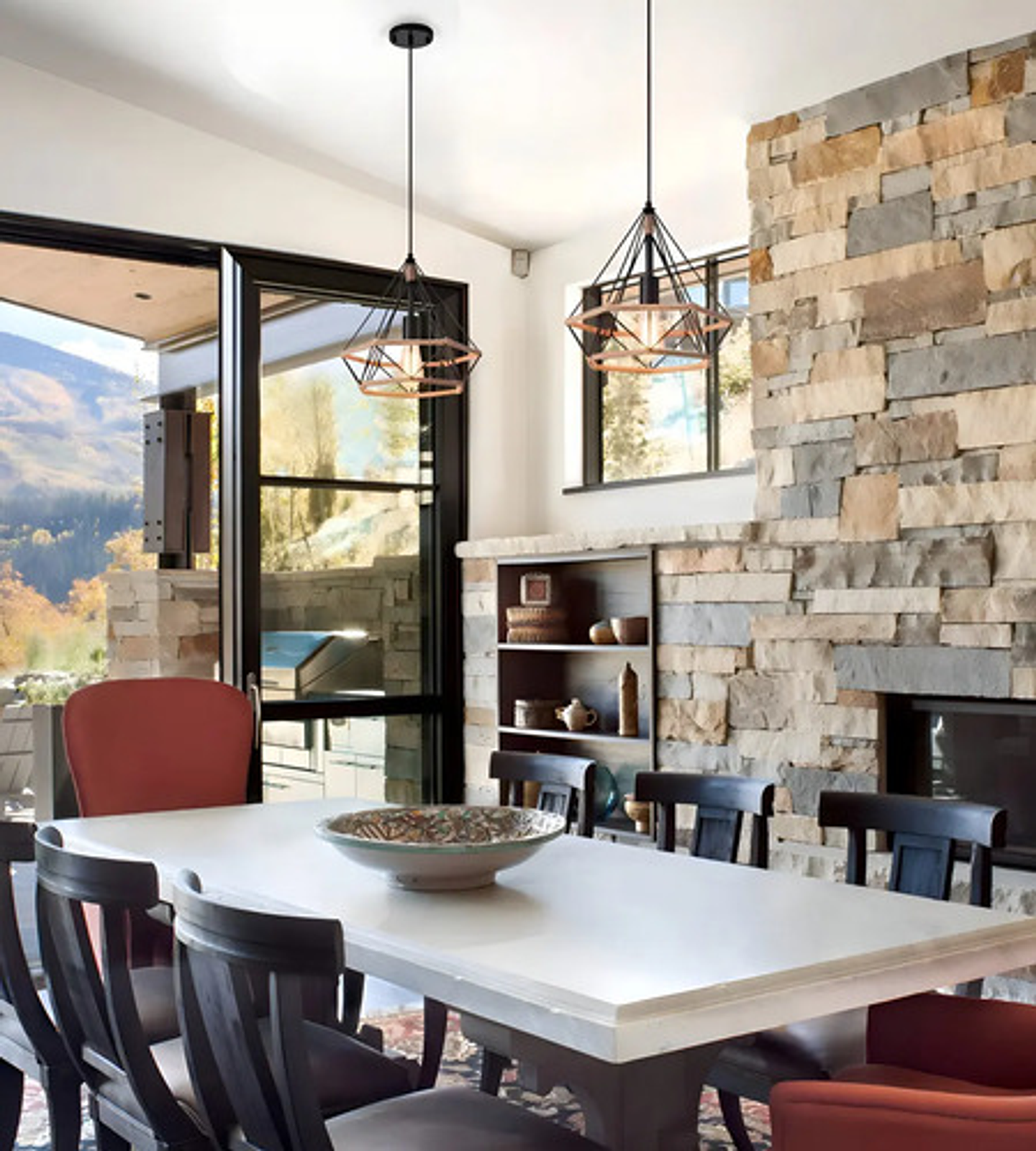 Lámpara Colgante Vintage Metal Industrial Cuerda Cáñamo 3