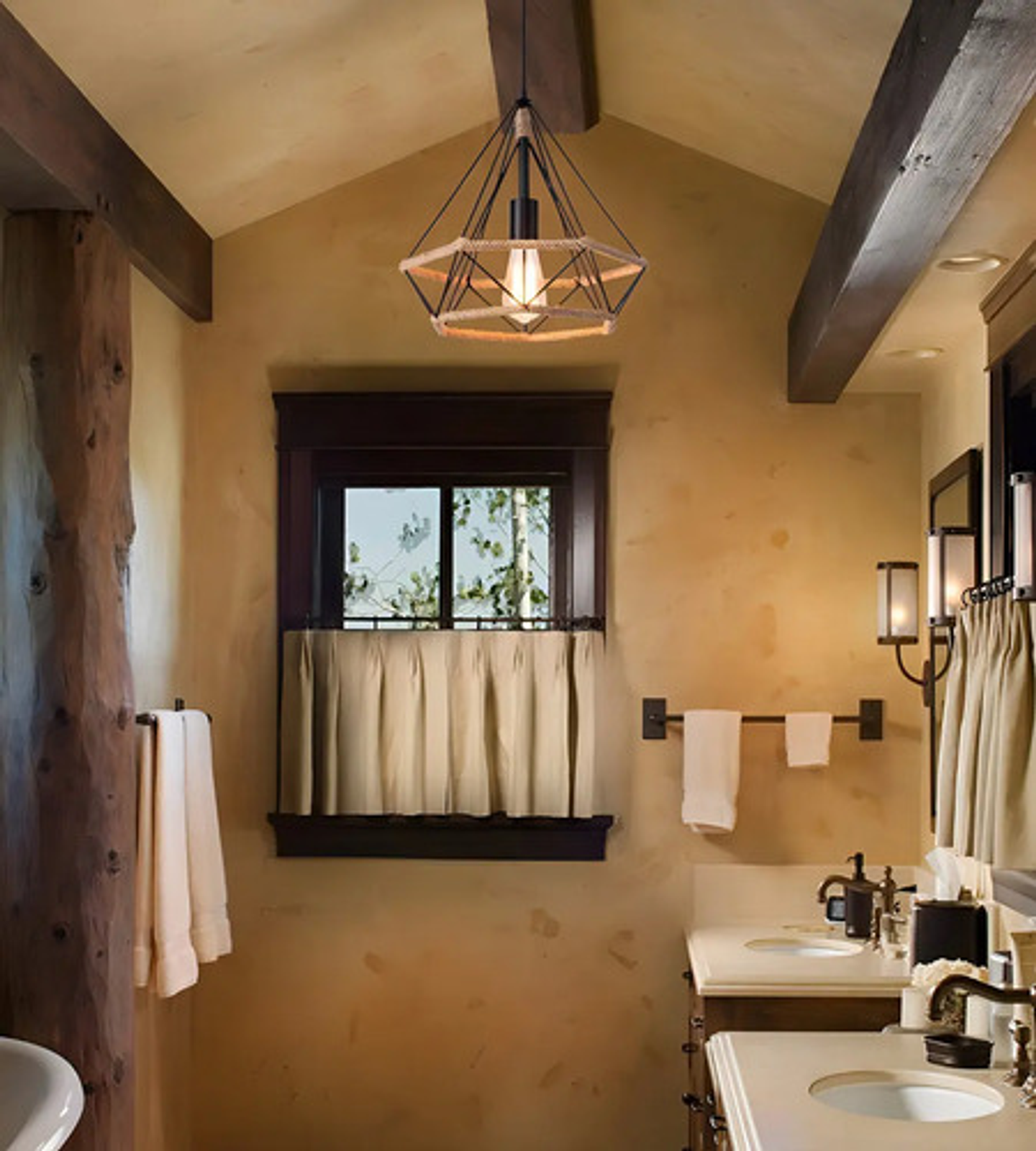 Lámpara Colgante Vintage Metal Industrial Cuerda Cáñamo 5