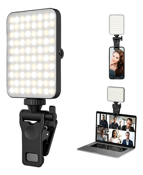 Luz Led Selfie Adaptable Para iPhone Macbook Notebook