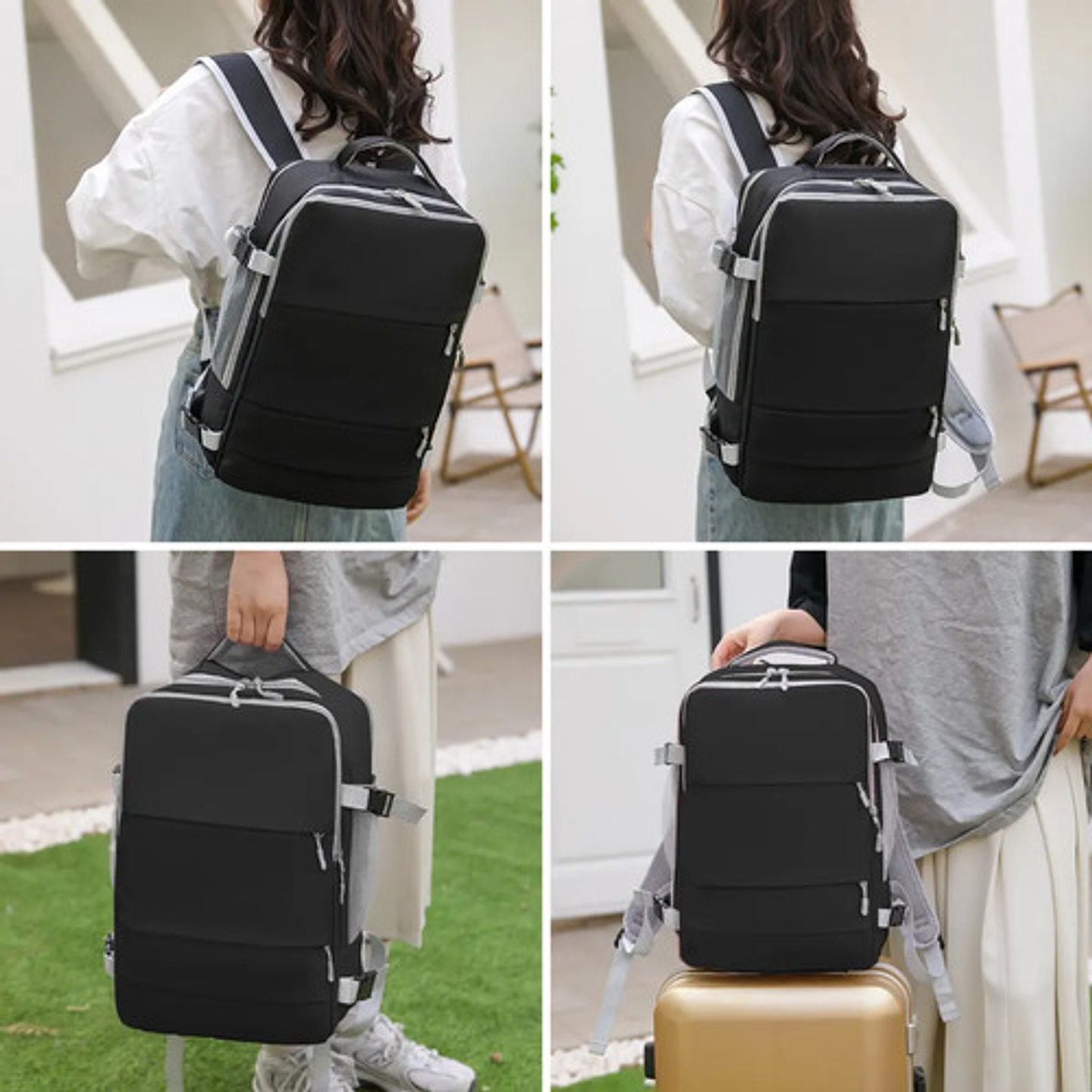 Mochila De Viaje Mochila Para Laptop 15.6in Maleta Deportiva 6