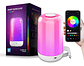 Lámpara De Noche Led Rgb Táctil Control Por App Recargable Blanco Rosa - Miniatura 2