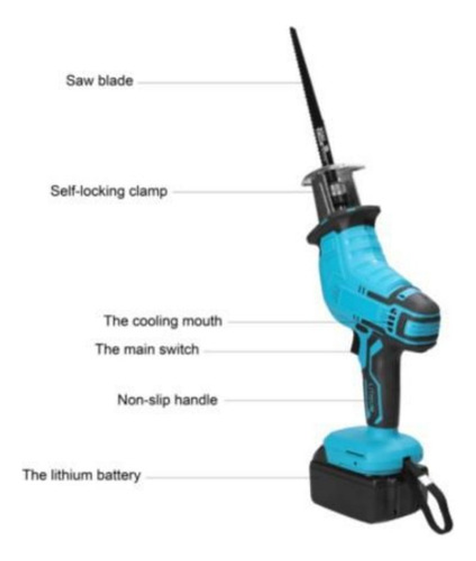 Sierra Sable Recíproca Inalámbrica 1 Baterías 48vf 4