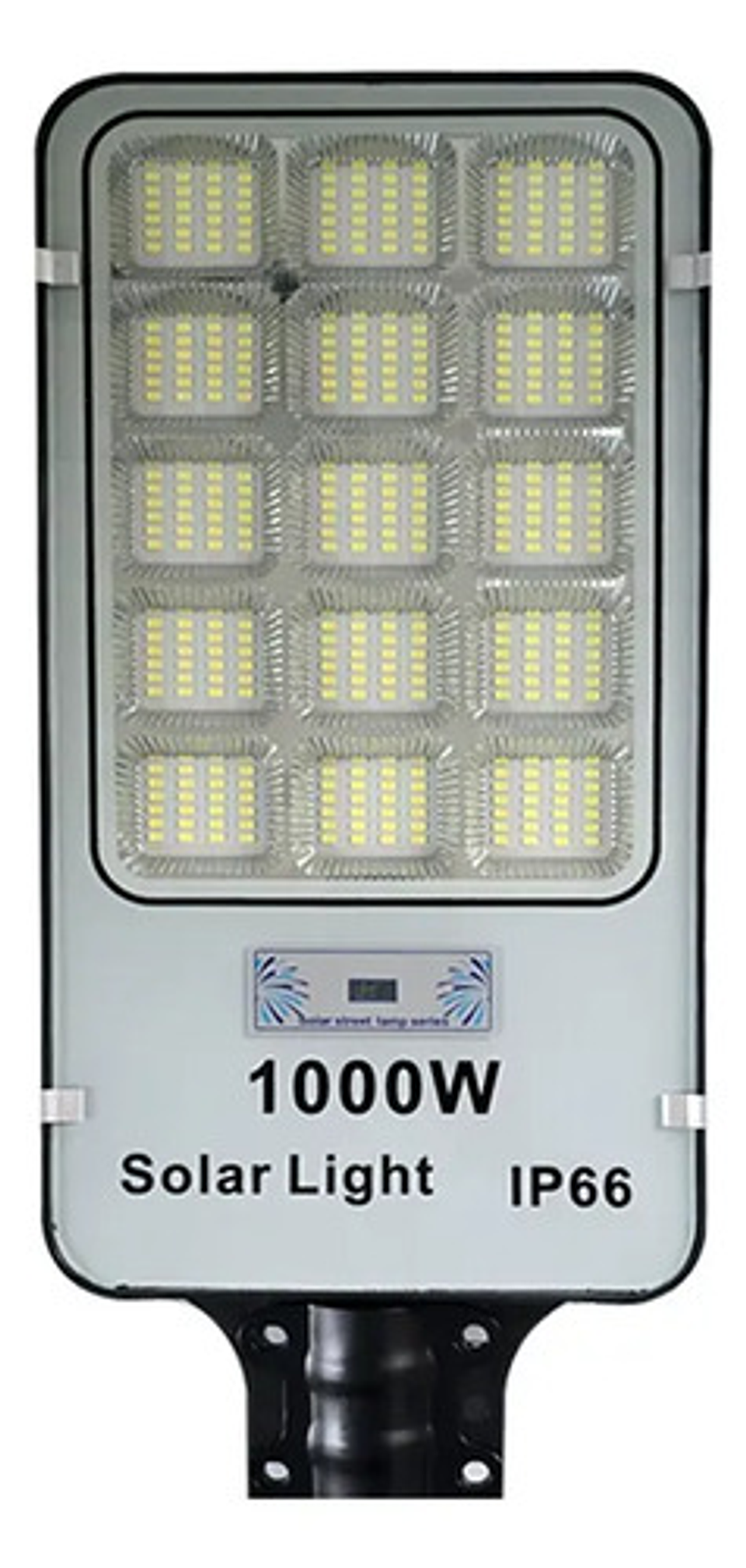 X3 Reflector Led Solar Thek 1000w Para Exterior Con Poste 5