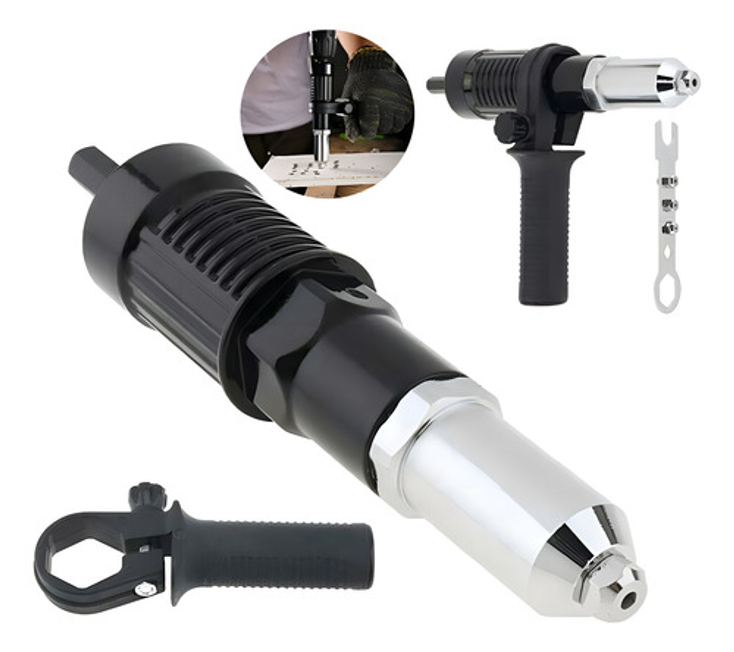 Adaptador Pistola Remachadora Eléctrica Inserto Remachadora 1