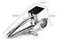 Rallador Giratorio Thek Acero Inoxidable Para Queso Y Verduras Plateado - Miniatura 6