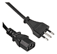 Cable De Corriente 3 Pinos Universal Para Pc Y Equipos - Miniatura 3