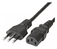 Cable De Corriente 3 Pinos Universal Para Pc Y Equipos - Miniatura 4