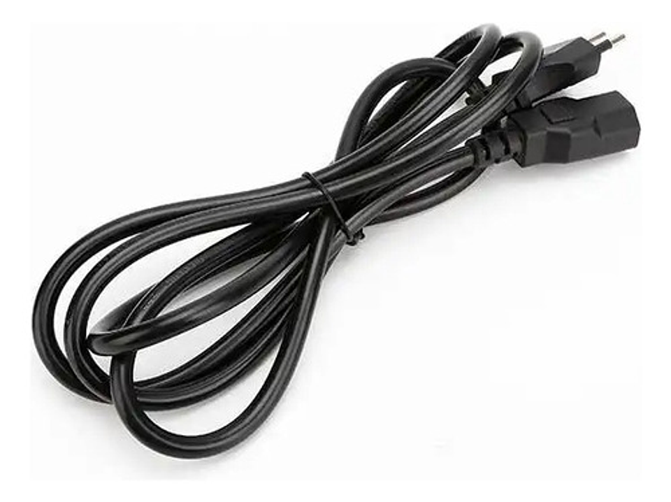 Cable De Corriente 3 Pinos Universal Para Pc Y Equipos 6