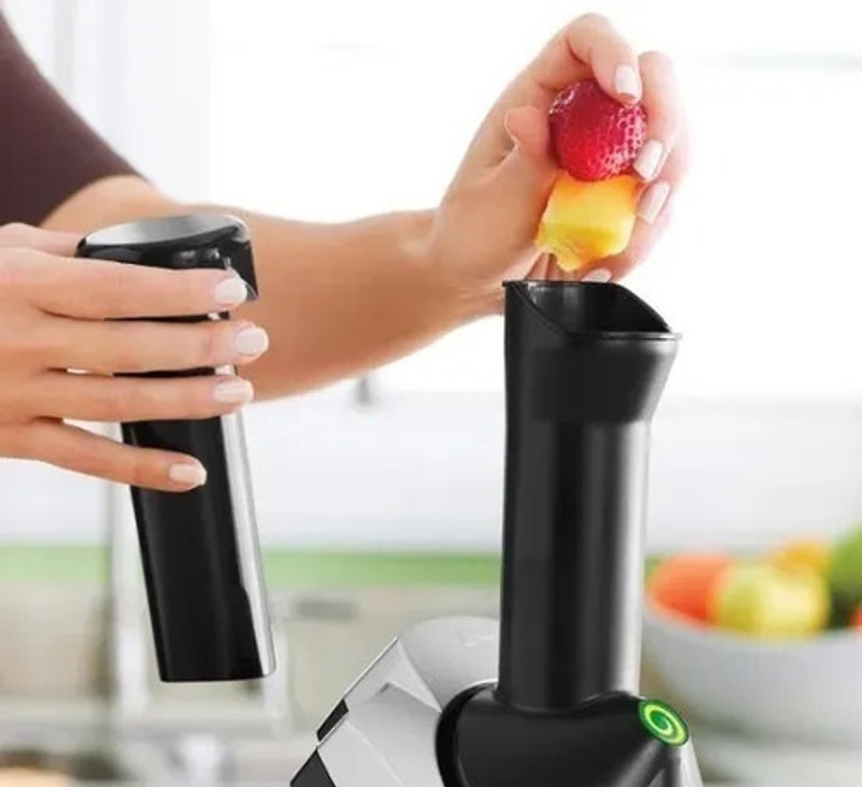 Máquina Para Hacer Helado Maquina De Helado De Frutas Negro 2
