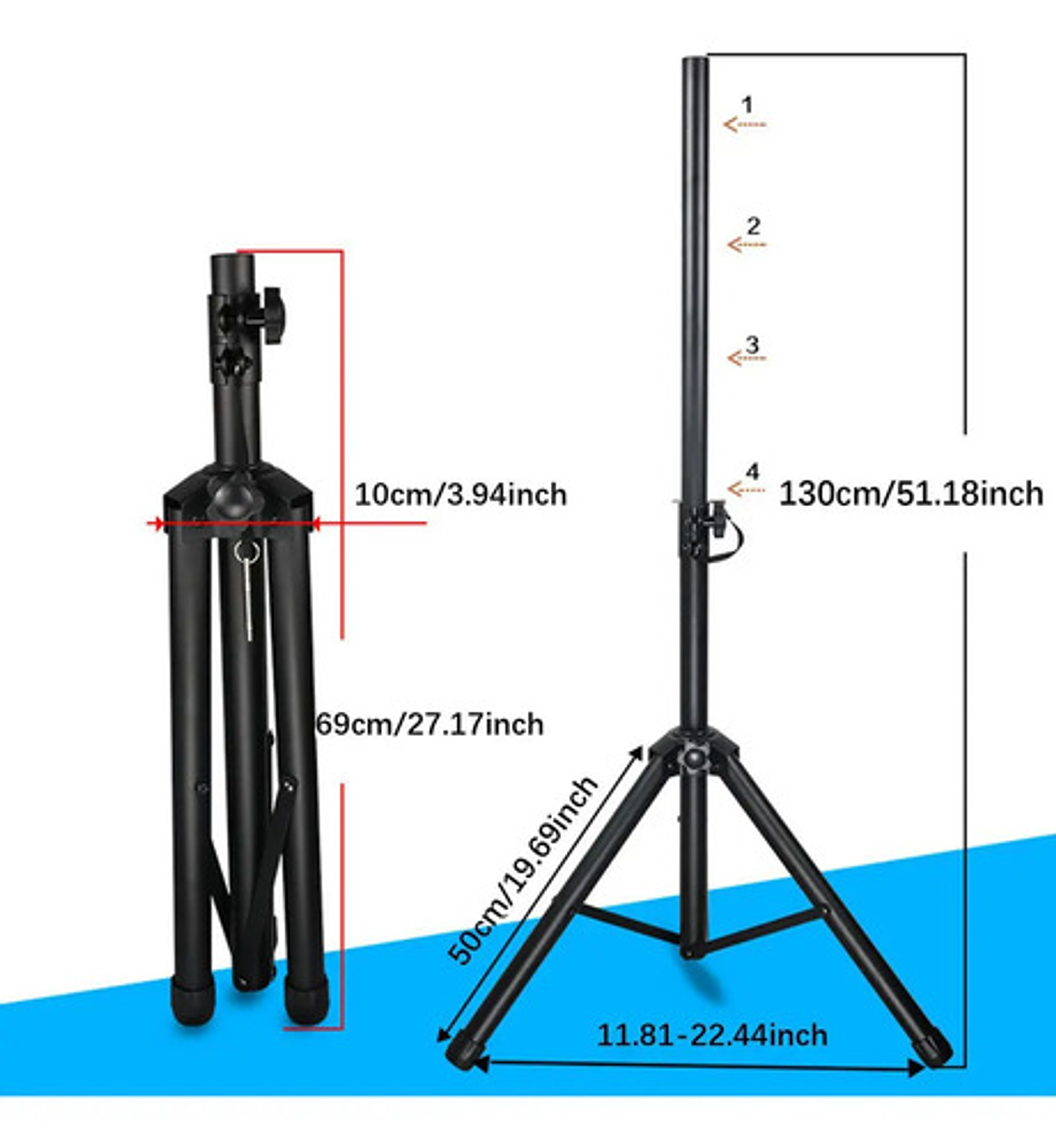 Rípode Para Altavoz De Metal Soporte Audio 7