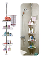 Organizador De Baño Esquinero Telescópico Thek Ajustable 155-330 Cm Blanco - Miniatura 1