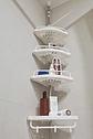 Organizador De Baño Esquinero Telescópico Thek Ajustable 155-330 Cm Blanco - Miniatura 3