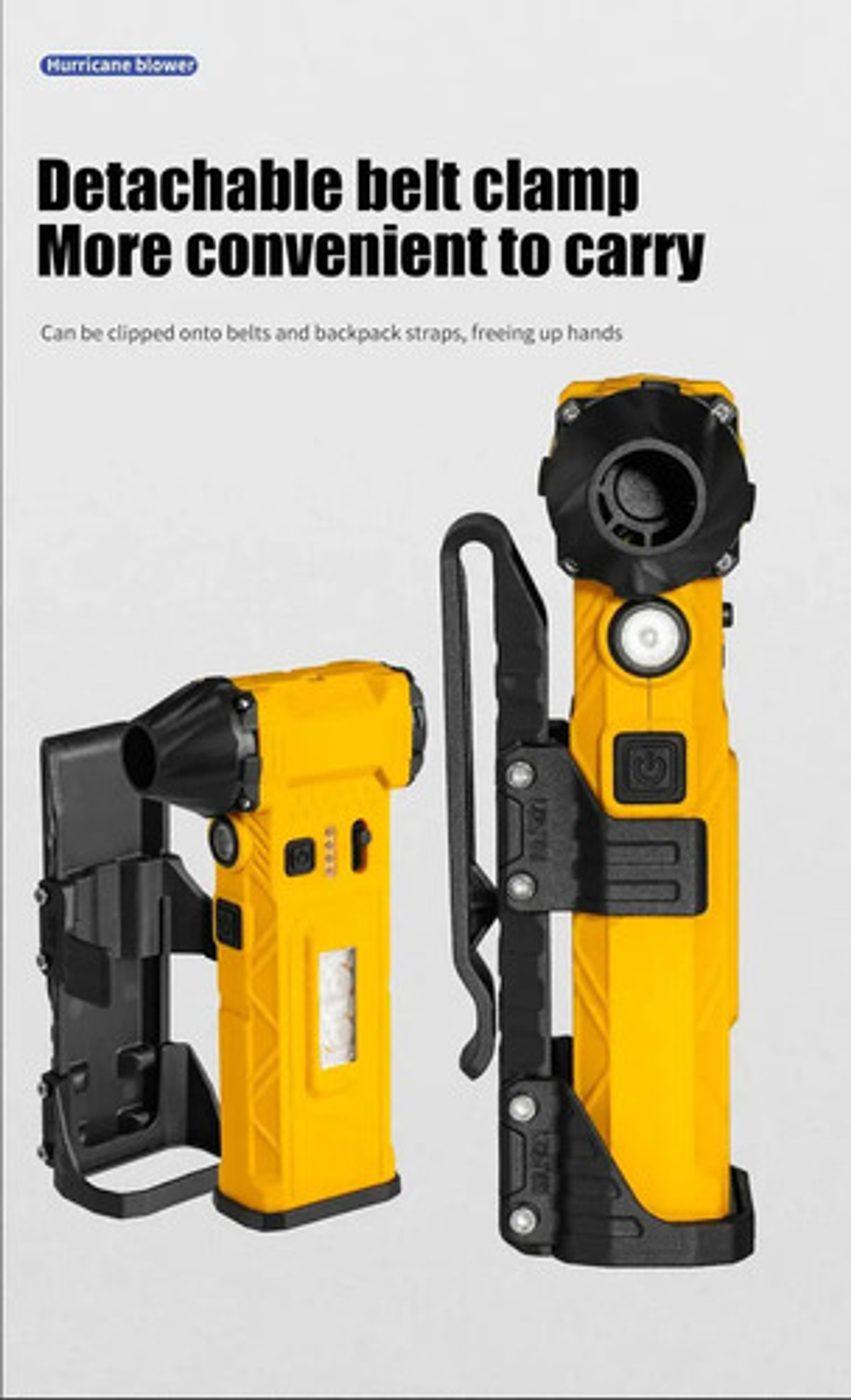 Soplador Eléctrico 130000 Rpm Turbo Jet 8000mah Portátil Negro 10