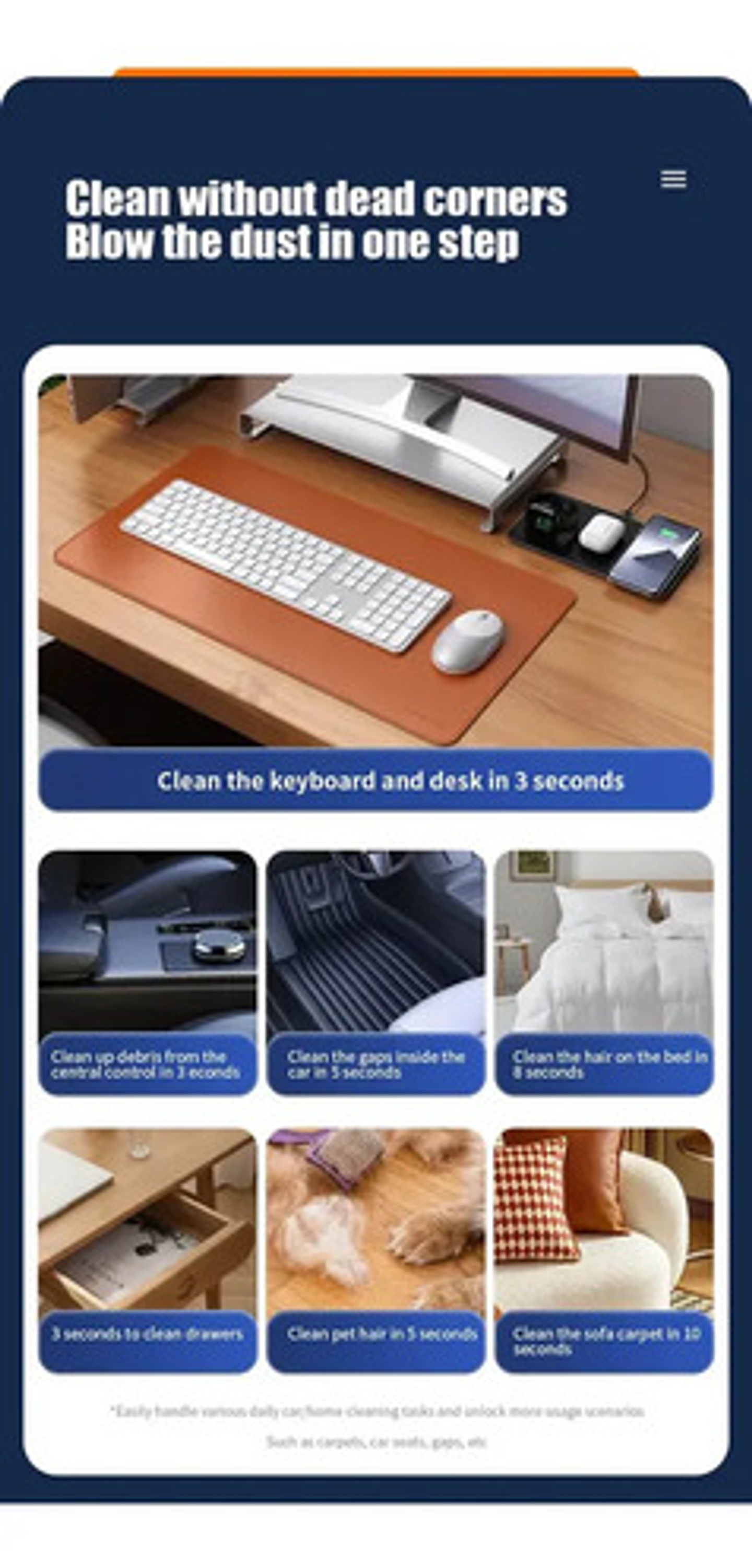 Soplador Eléctrico 130000 Rpm Turbo Jet 8000mah Portátil Negro 11