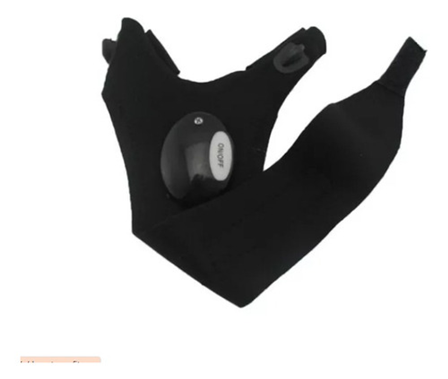 Guantes De Pesca Impermeables Con Linterna Led, Luz Nocturna Único Negro 5