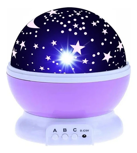Proyector Lámpara Luz Led Cielo Estrella Espanta Cuco Niños