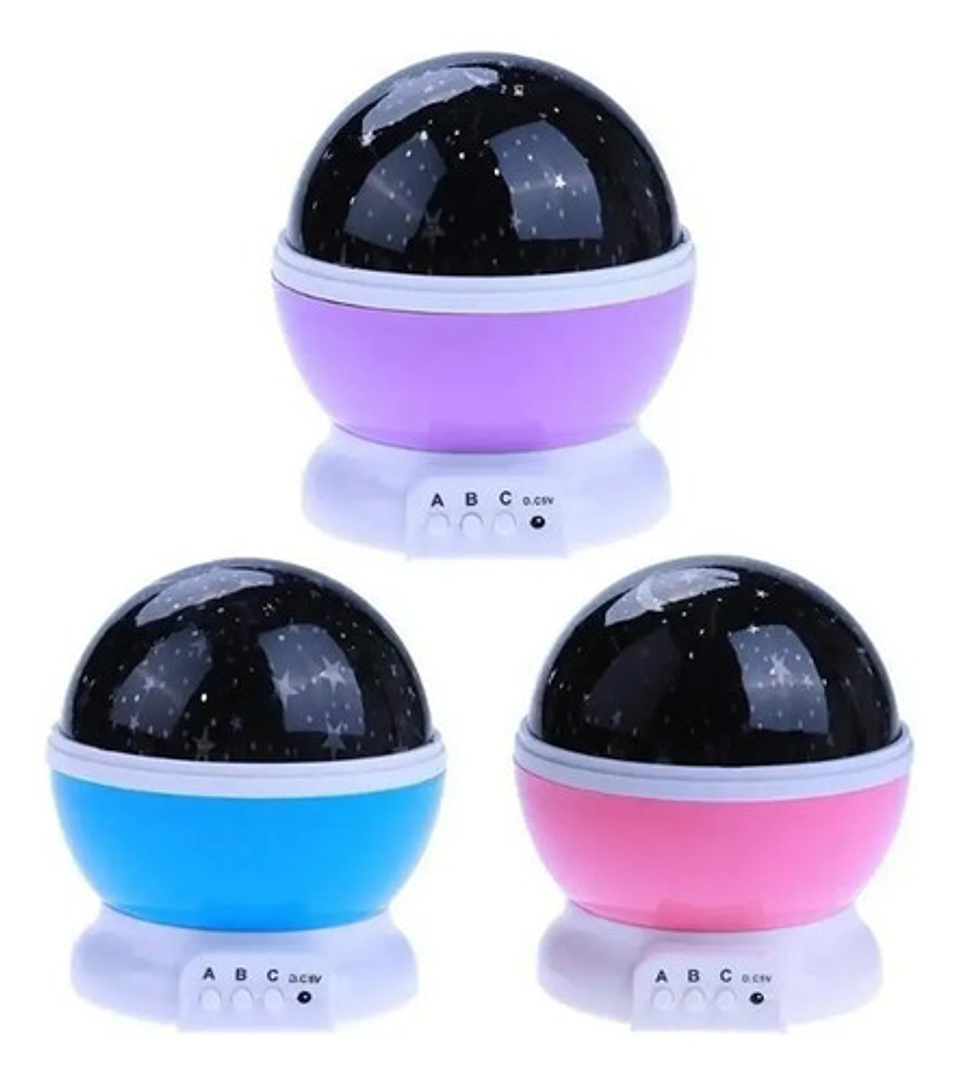 Proyector Lámpara Luz Led Cielo Estrella Espanta Cuco Niños 2