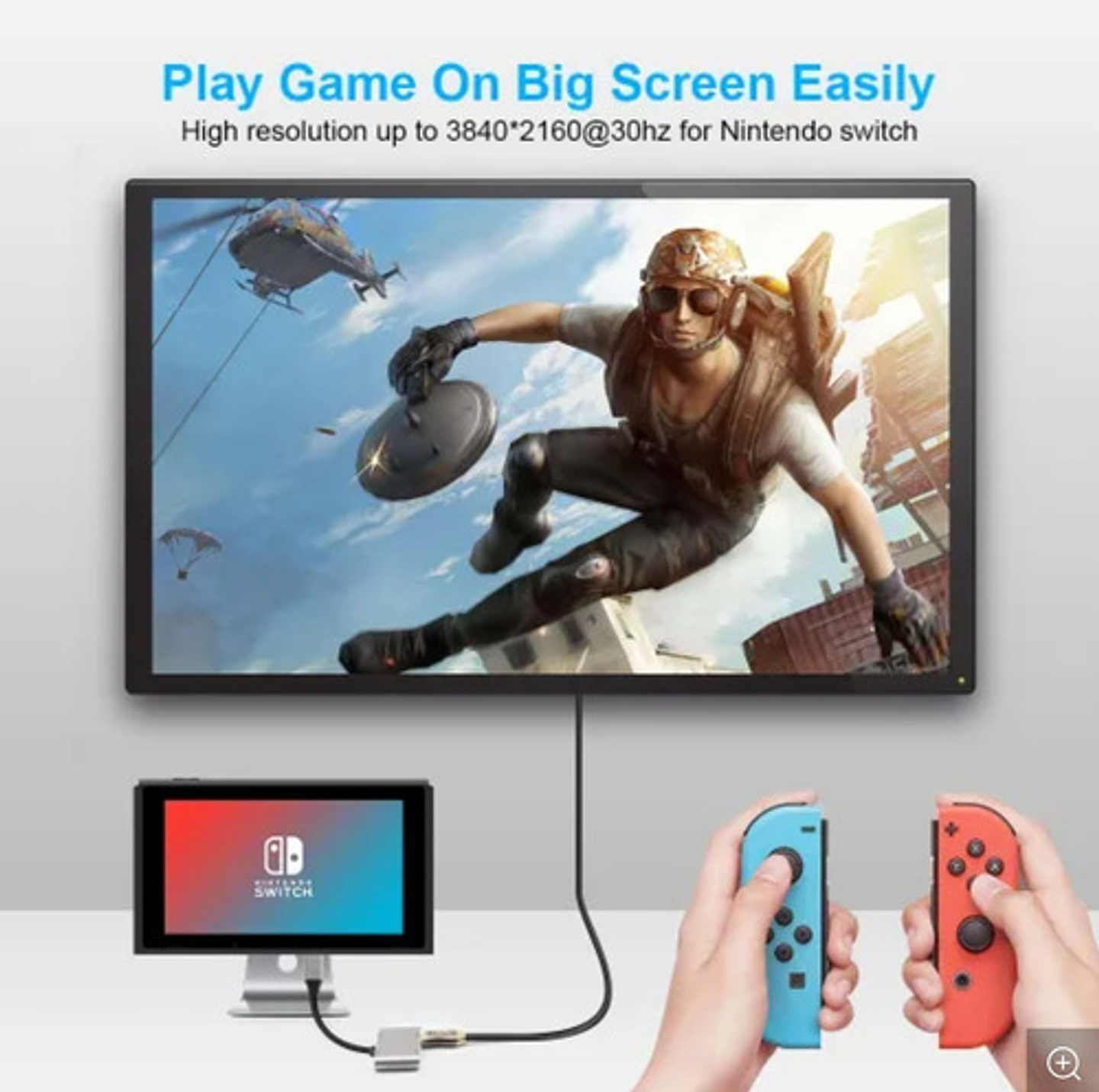 Hub Adaptador Usb-c 4 En 1: Vga+hdmi+usb 3.0+usb-c Pd 4k Hd 5