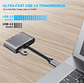 Hub Adaptador Usb-c 4 En 1: Vga+hdmi+usb 3.0+usb-c Pd 4k Hd - Miniatura 9