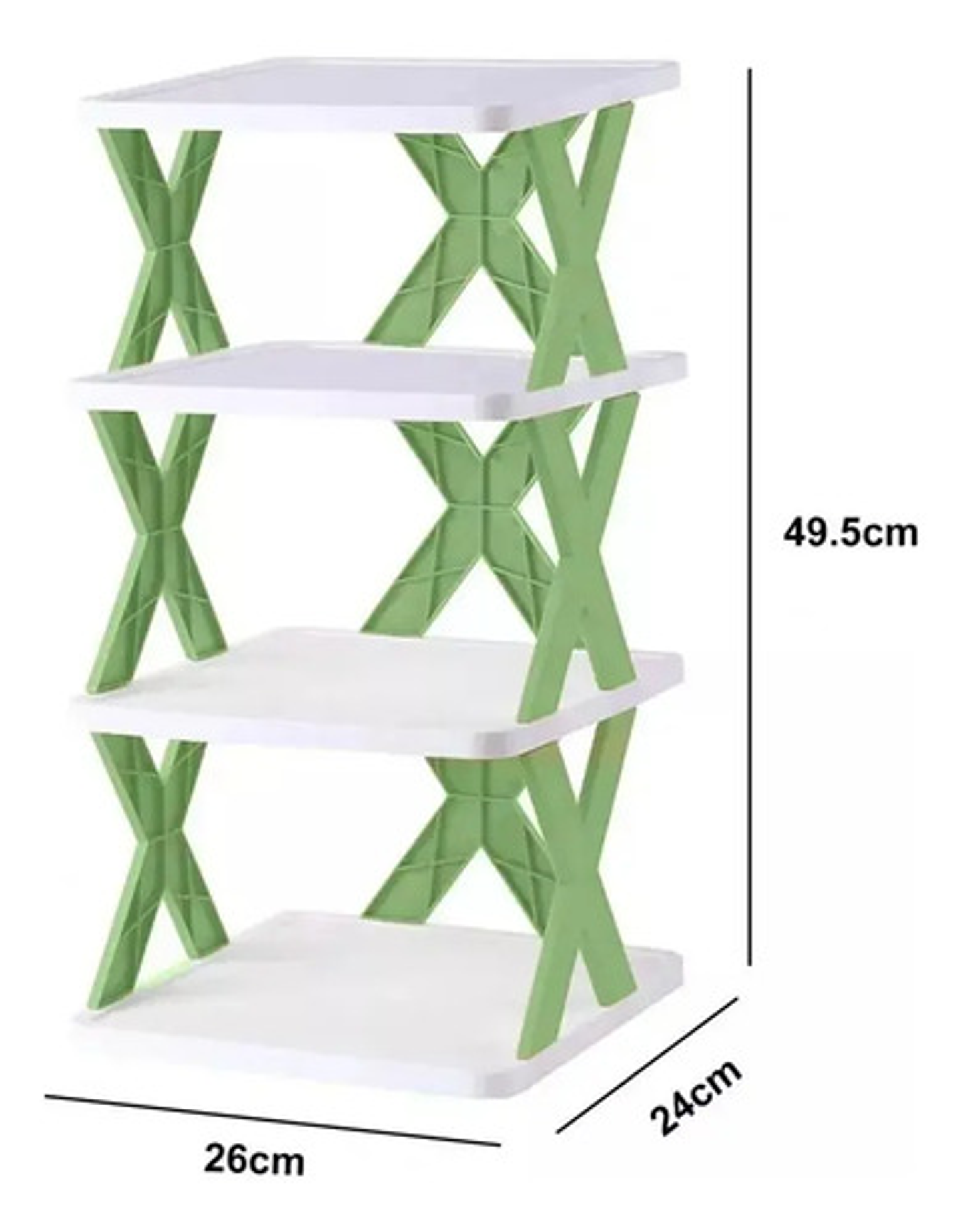 Zapatero 4 Niveles Plegable Multifuncional Organizador 3