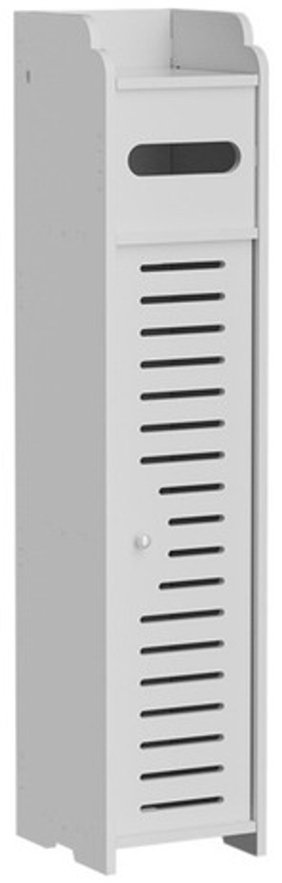 Estante Organizador Para Baño Multiuso Blanco Con Puertas 2