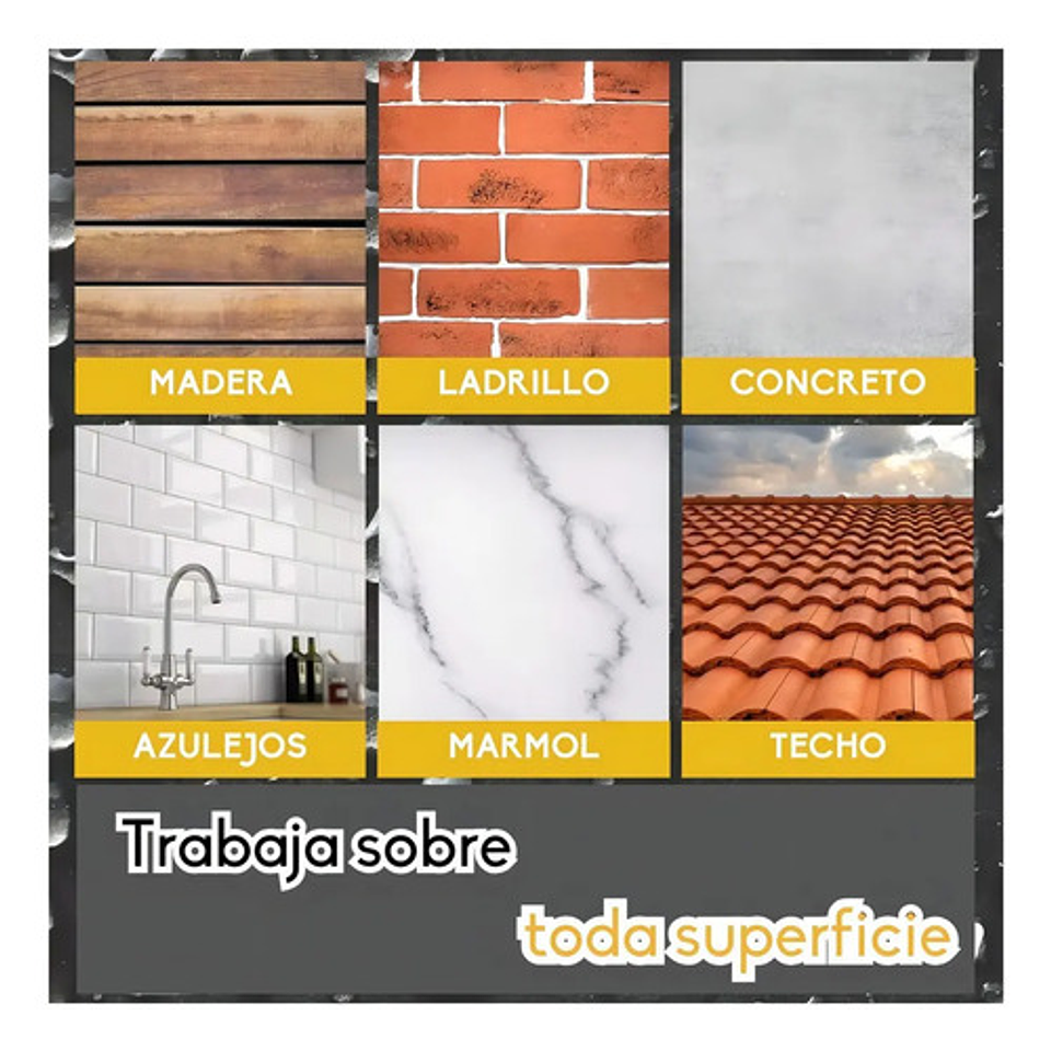 X3 Tapagotera Sellador Impermeabilizante 300g + Brocha 3