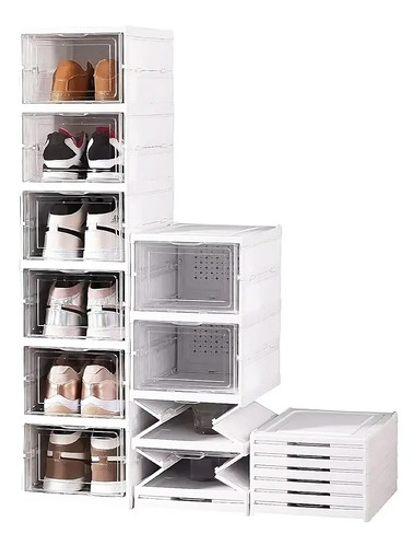 Cajas Organizadoras Zapatera De Tenis Plegables 6 Piezas 5